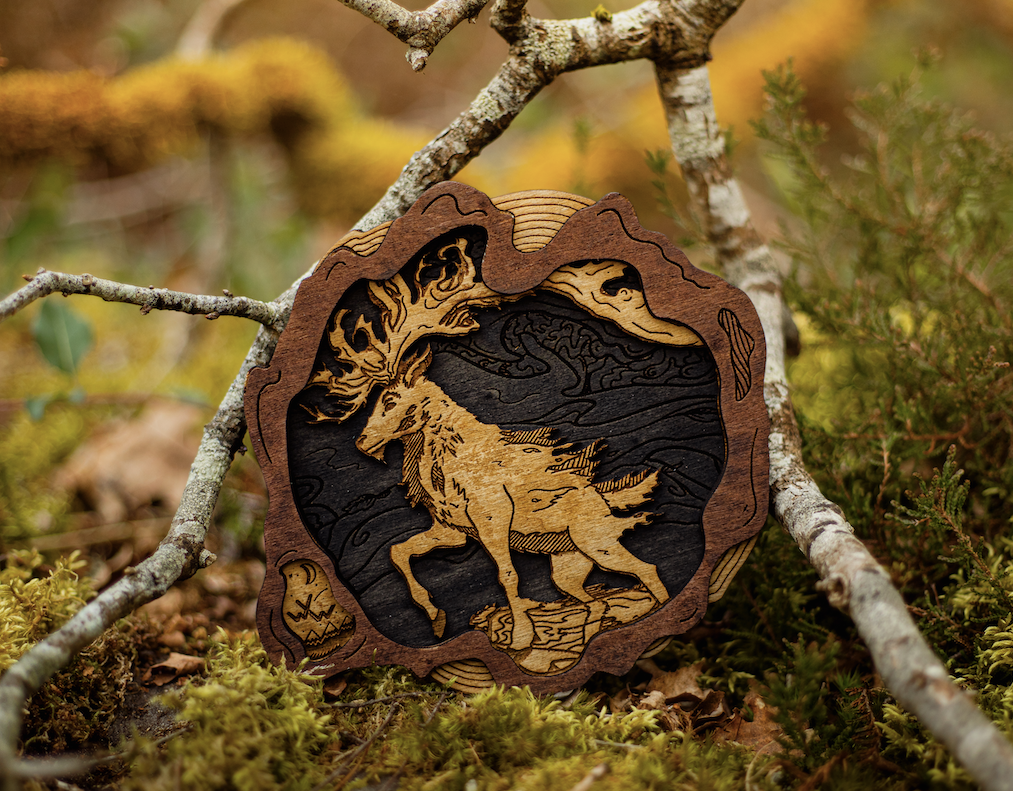 Mini Tableau "Cerf"