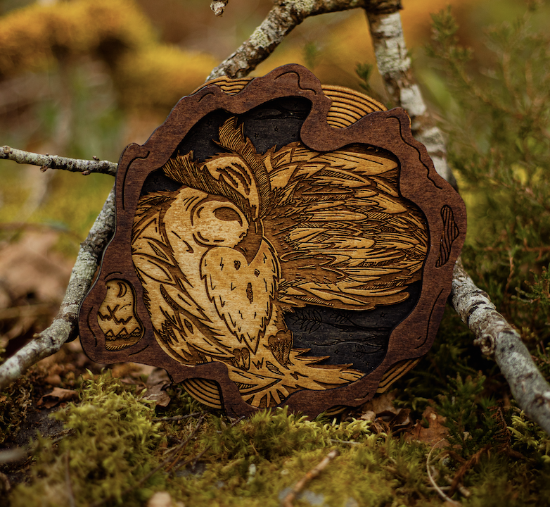 Mini Tableau "Hibou"