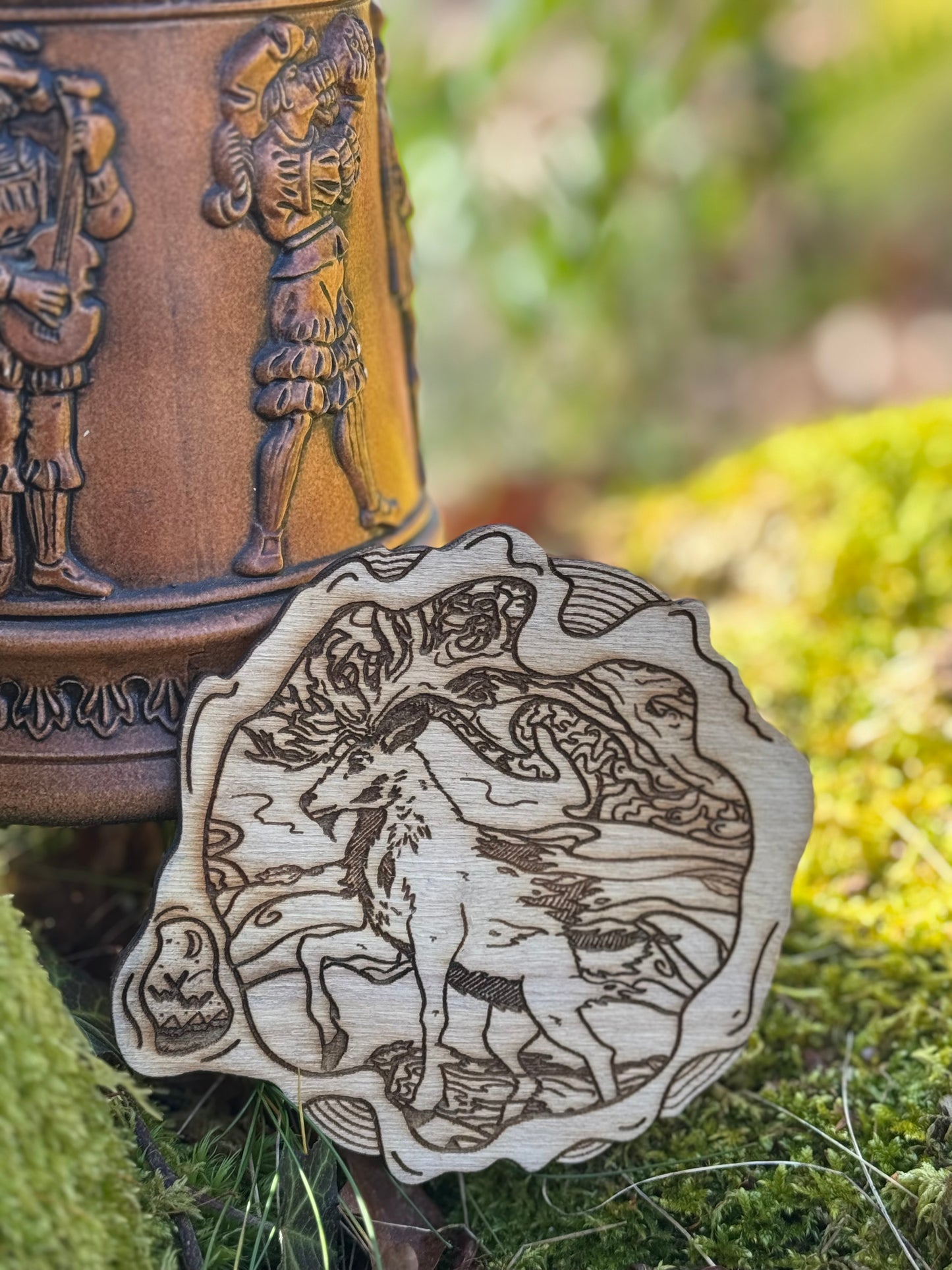 Dessous de verre "Cerf"