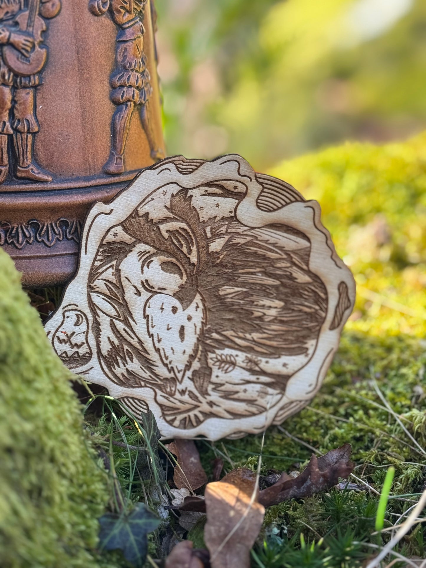 Dessous de verre "Hibou"