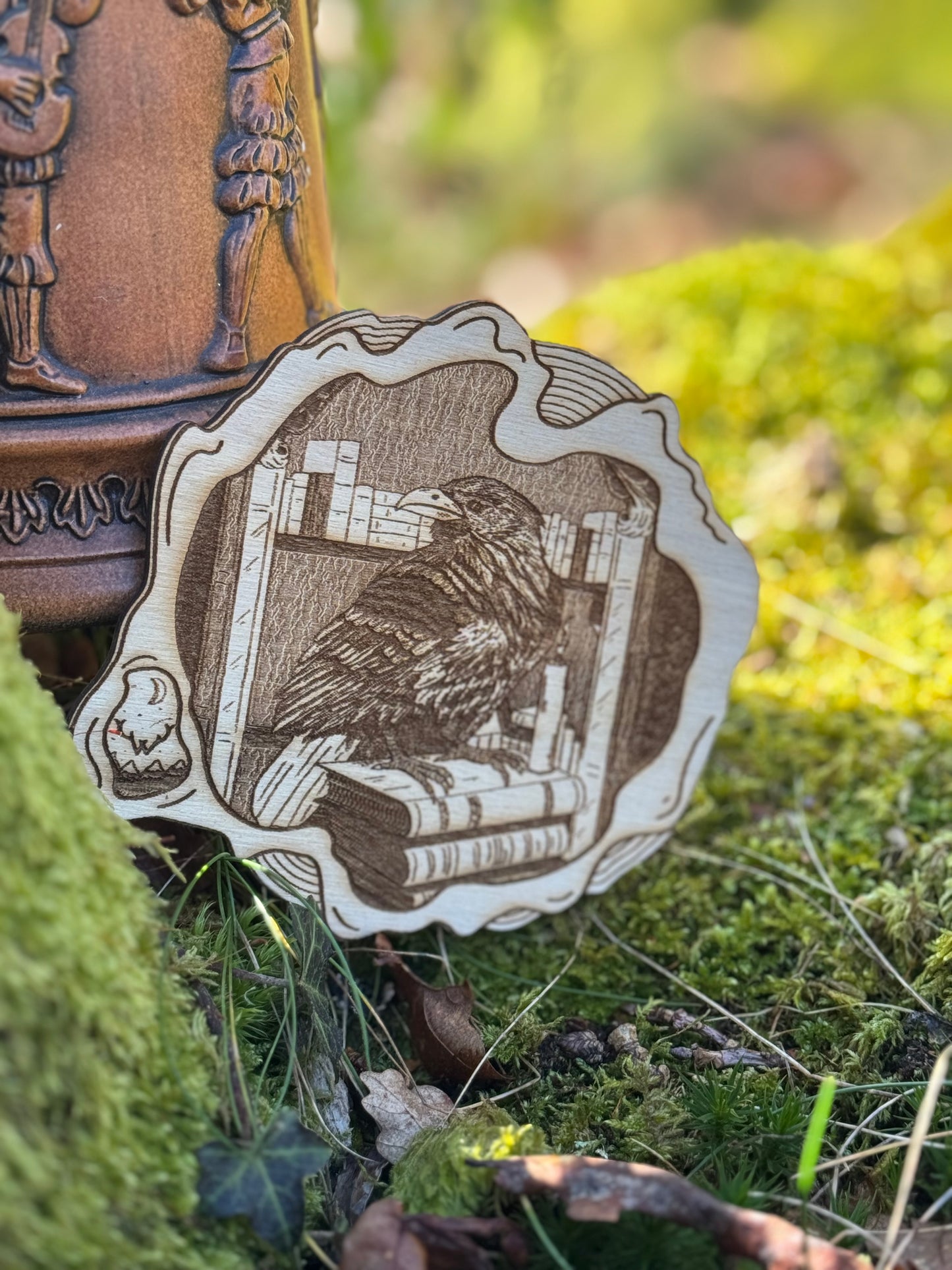 Dessous de verre "Corbeau"