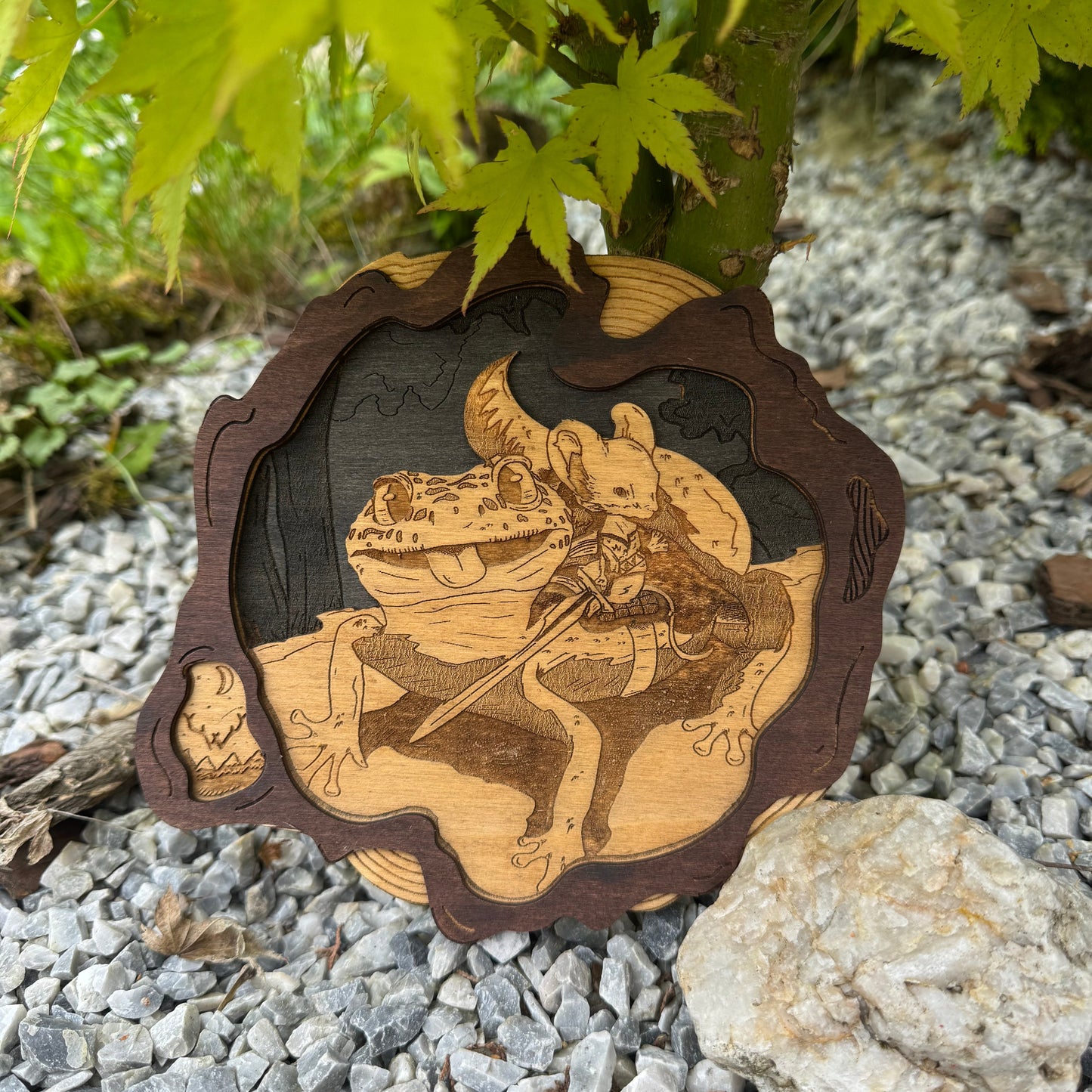Mini Tableau "Gecko"