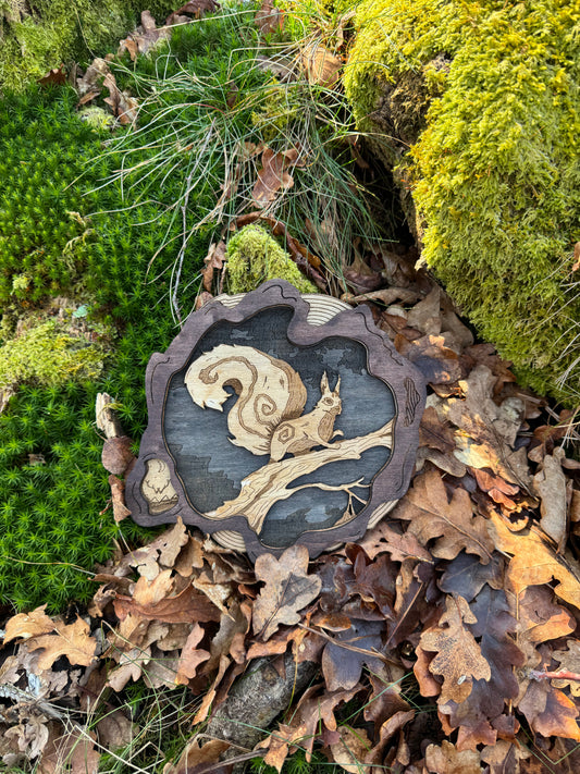 Mini Tableau "Écureuil"