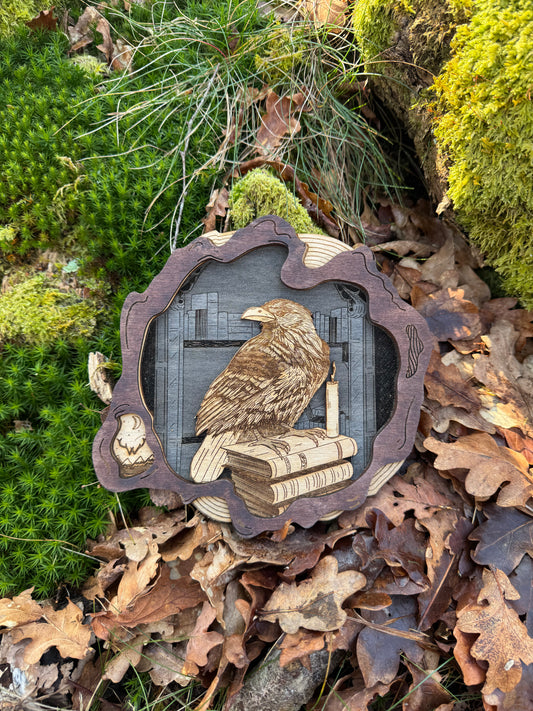 Mini Tableau "Corbeau"